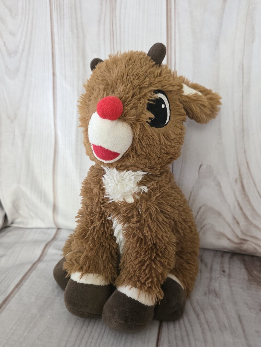 Warmies Rudolph The Red Nosed Reindeer Plush Weighted Lavender Scent 10 Inch